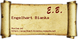 Engelhart Bianka névjegykártya